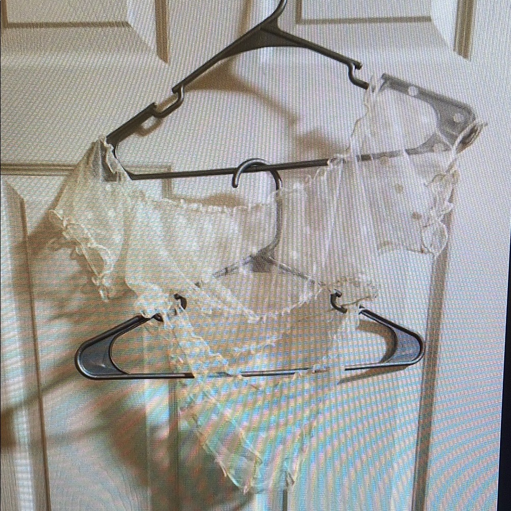 Sheer White Lace Top